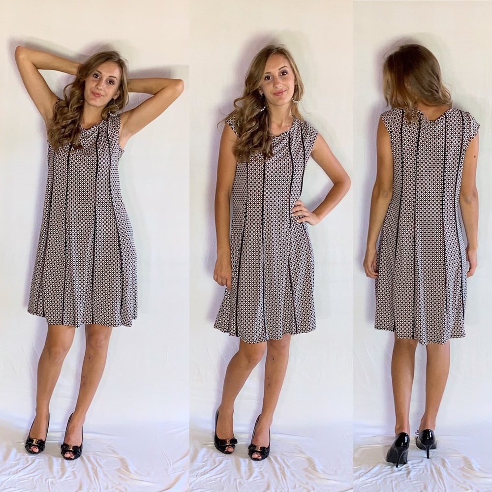 Patterned classic dress